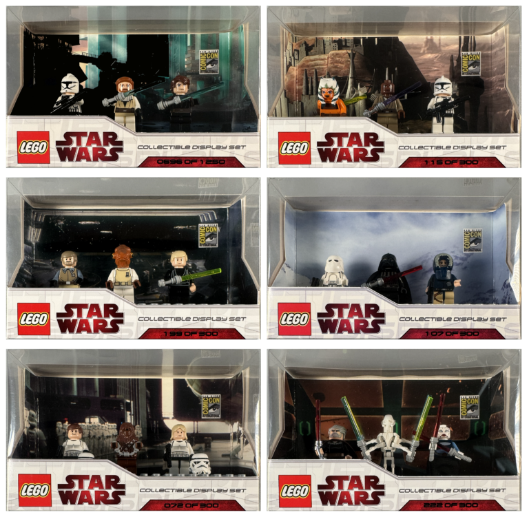 The 2009 San Diego Comic-Con Collectible Display Sets