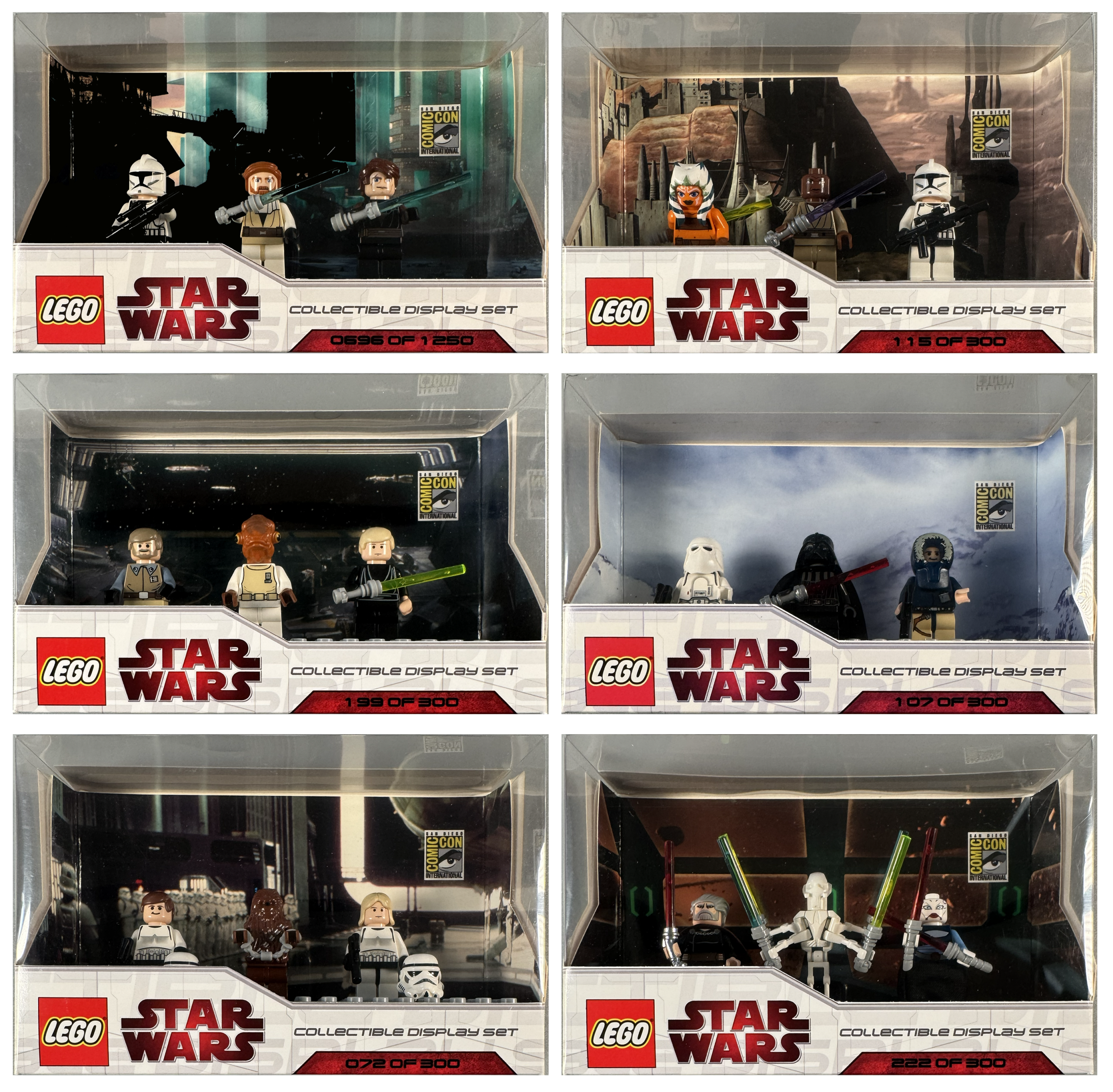 The 2009 San Diego Comic-Con Collectible Display Sets