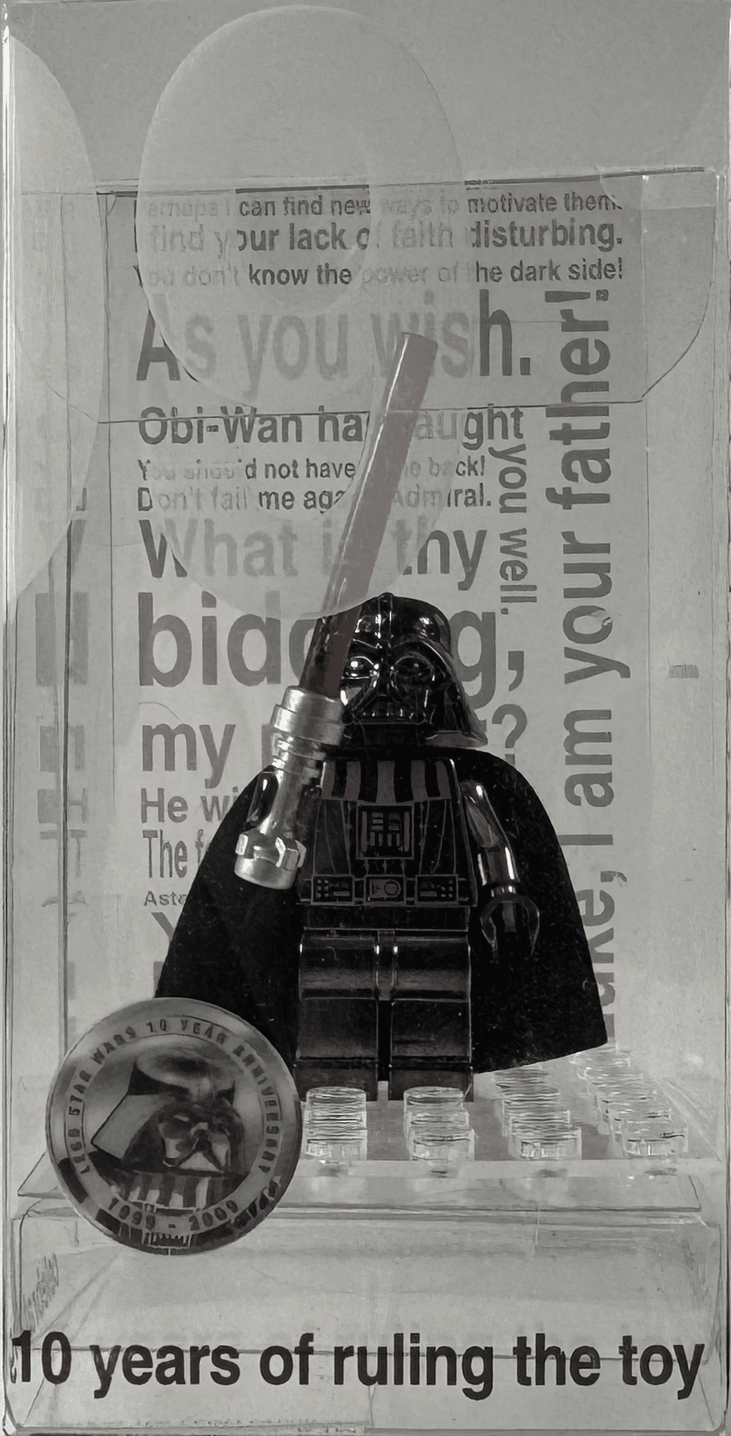 The 2009 Toy Fair Chrome Black Darth Vader