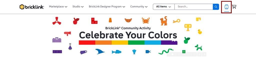 BrickLink Log In or Register